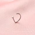 Professional manufacturer supplier ASTM F136 Titanium simple nose stud pin nose ring